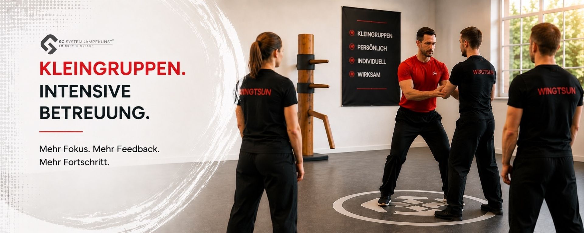 So geht WingTsun vermittelt Wissen in Kleingruppen