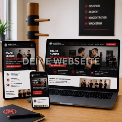 Deine Webseite für einen professionellen Auftritt
