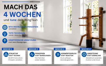 Mache 4 Wochen DAS! um dein WingTsun zu tunen.
