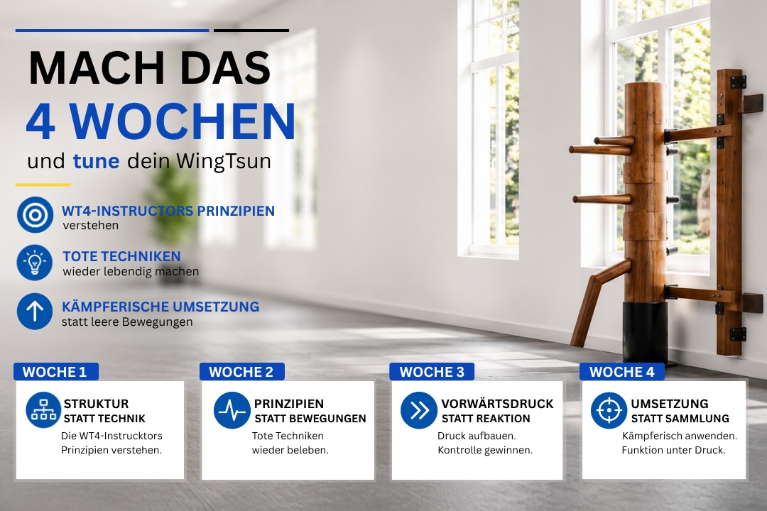 4 Wochen WingTsun Training für Dich