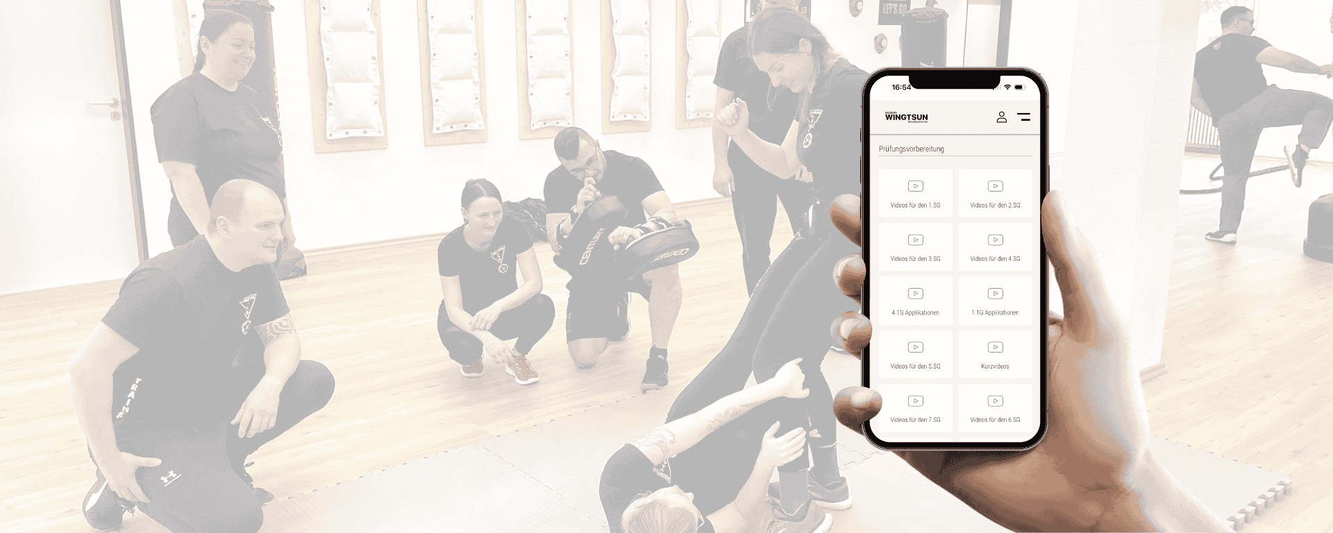 Buche online deine Trainingsvideos zu WingTsun